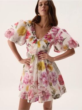 aje breeze knit mini dress Aje Breeze Kint Mini Dress